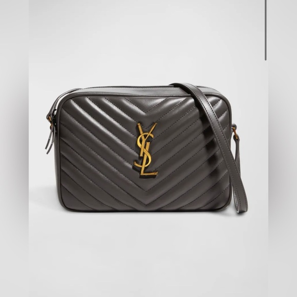 WORN ONCE YSL Saint Laurent Storm Lou Medium Camera Monogram Calf Crossbody Bag - Picture 2 of 12